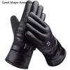 Winter Leather Gloves Waterproof Resistance Cold Outdoor Sports Warm Motorcycle For Men Warm and Cold Resistant Leather Gloves