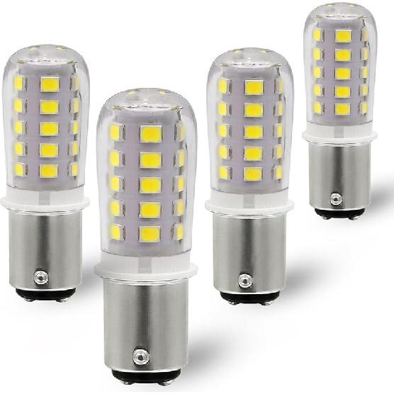 12V BA15S LED Bulb1156 1141 1003 7506 3W Bayonet Single Contact Base for RV Interior Camper Marine Boat Trailer, Outdoor Landscape Lighting, 6000K