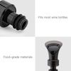 2 In 1 Red Wine Stopper Champagne Sealed Bottle Cap Stopper Leak Proof Keep Fresh Funnel Pour Wine Opener