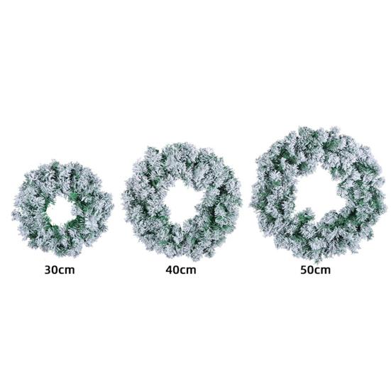 Weihnachts-Türkranz, festliche Girlande, Weihnachtsbaum-hängende Ornament-Girlande, Dekor für Fenster, Haustür, Garten