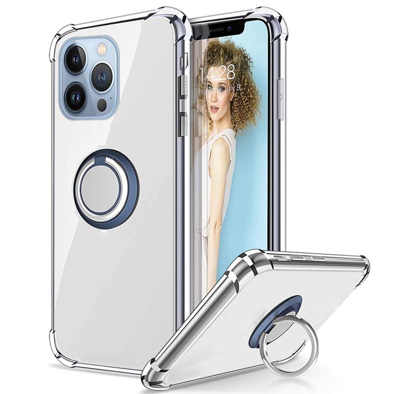 

Противоударный чехол-держатель с подушкой безопасности для Samsung Galaxy S10 S9 S8 Plus Note 10 9 8 A51 A71 M31 A41 A21 A11 A30 A50, силиконовый чехол Samsung A41 синий