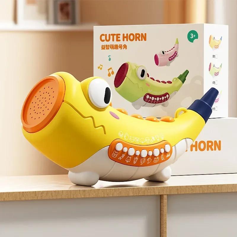 

Non-Toxic Cute Animal Conch Vocal Horn That Can Whistle And Horn Baby Oral Muscle Training Educational Toy Children Toys For Kids Gifts