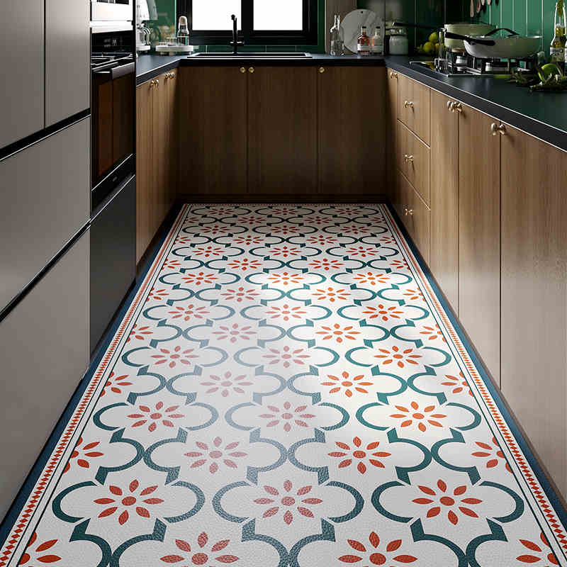 PVC Diatomaceous Earth Floor Mat Kitchen Oil-proof Waterproof Non-slip Non-washable Carpet Entry Can Be Cut Scrub Mats