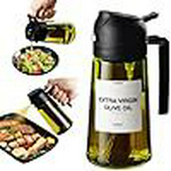 Dual-Use Non-Drip Thickened Atomizable Oil Spray Pot for Kitchen Basic