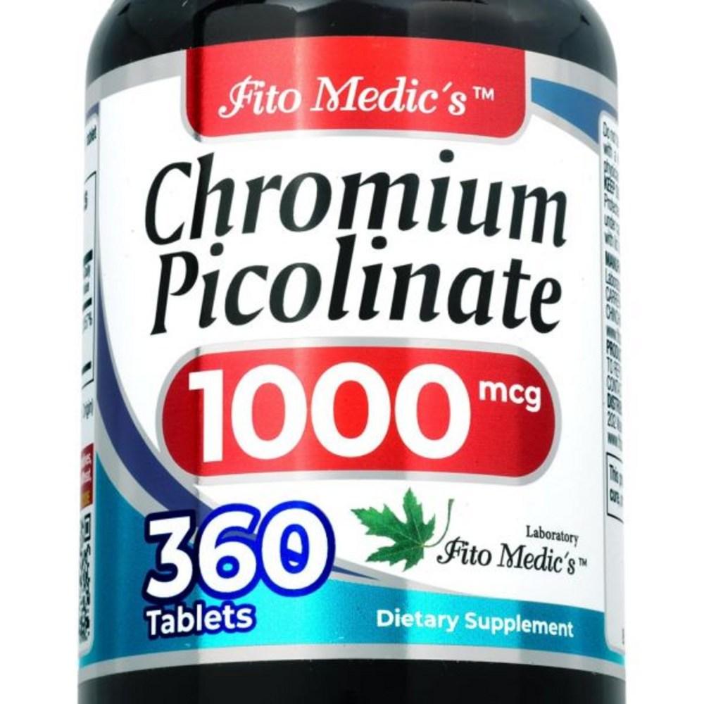 FTO Medc’S Lab Chromium Picolinate Supplement 360 Tablets Trace Mineral Formula