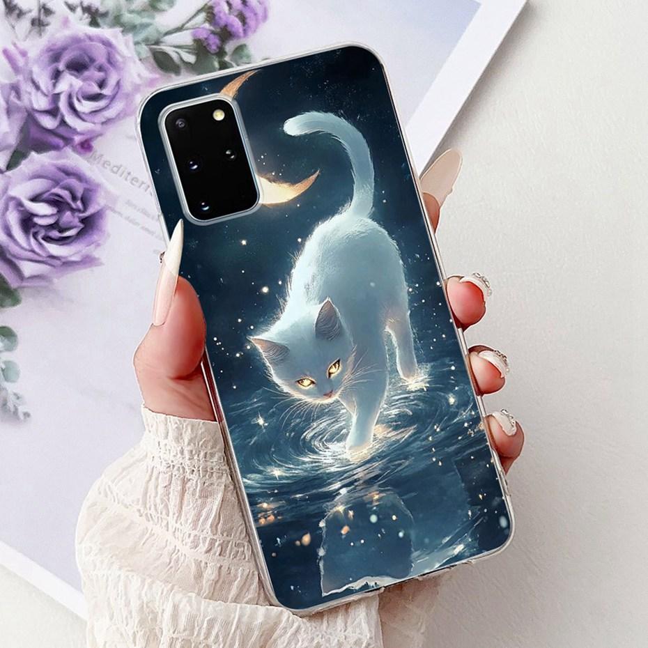 Cute Painting Phone Case For Samsung Galaxy S20 S20+ S20 FE 5G Soft Silicone TPU Covers For Samsung S20 S 20 Plus S20FE Bumpers