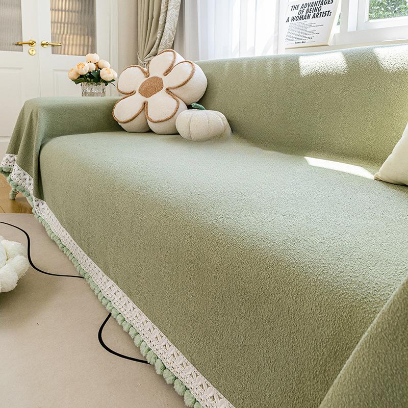 

Чистый цвет, высококачественный, четыре сезона, универсальный бархатный диван-полотенце для гостиной, всеобъемлющий диванный чехол, ткань, универсальный чехол 180*130cm