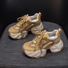 Daddy shoes girl 2025 new retro special color matching network casual fashion versatile comfortable platform running women's shoes