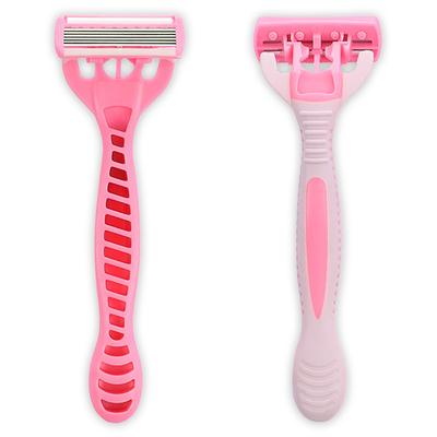 JIERUI Face Body Women's Razor Pink, 2 Pieces, 1 Piece