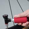 Portable CO2 Inflator Head Road Bike Tire Inflator CO2 Tyre Filler Air Pumps with Pressure Gauge & Insulated Sleeve