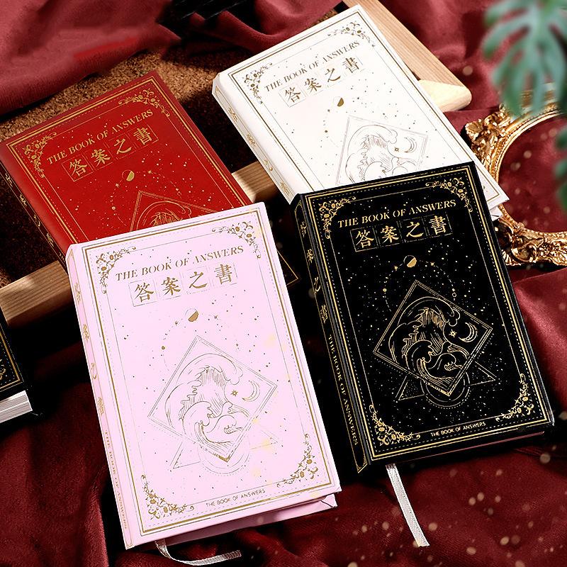 Kreatives Lustiges Mini Das Buch der Antworten Notizbuch Tragbares Taschenbuch Studentennotizbuch Bürobedarf Studentenbriefpapier Geschenke