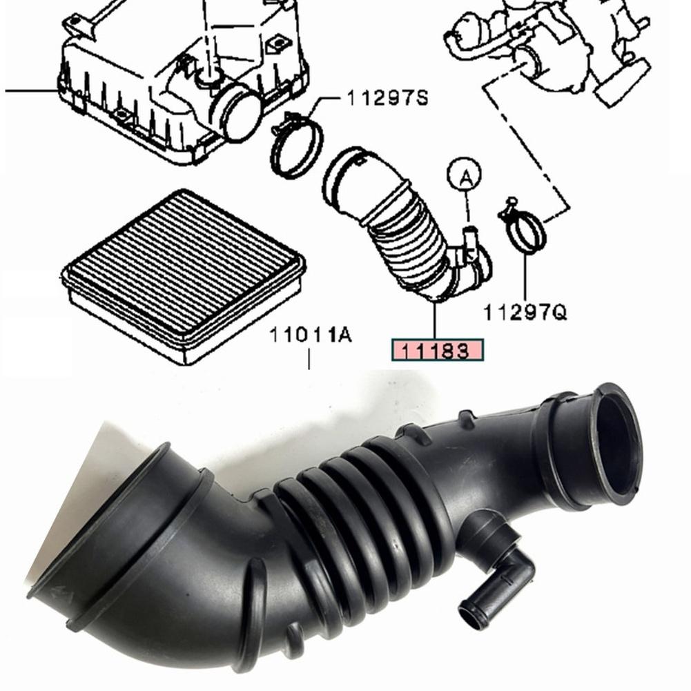 OEM Part Number MN171012 Air Intake Duct Hose For Mitsubishi For L200 For Triton 2005-2015 Replacement Car Accessories