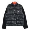MONCLER CARDIGAN TRICOT Knit Switch Down Jacket Jacket XL blackUsed
