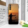 Angelrute bei Sonnenuntergang Motiv Handyhülle für Honor Huawei 200 Lite 100 400 PRO 80 90 X9 Magic 7 6 Lite 5 Pro Weiche Hülle