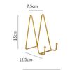 Picture Stands Holder Display Picture Easel Metal Plate Dish Tabletop Art Pictures Frame Photo Decorative Tabletop Art 1 Pc