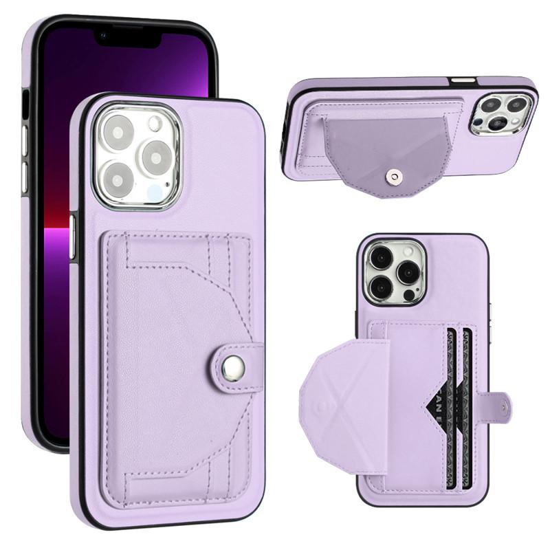 Retor Leather Wallet Card Slot Telefonveske for iPhone 15 Ultra 14 Plus 13 12 11 for Samsung Galaxy S23 S22 S21 FE A54 A34 A14 A53 A13 Flip Stand Cover