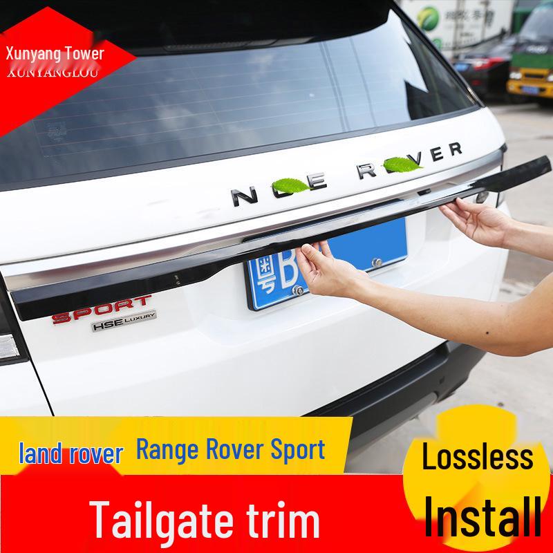 2014-2022 Range Rover Sport Achterklep Piano Zwart Sierdeel