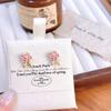 Korea Pink Flower Stud Earrings for Women Fashion Charming 925 Silver Needle Sweet Girls Earrings Statement Wedding Jewelry 2025
