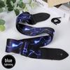 Ethnic Style Widened Wooden Guitar Shoulder Straps - Electric Guitar Polyester Printed Straps
