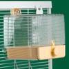 Bottom Drawer Parrot Bath Transparent Parrot Bathing Pool Bird Shower Box Bird Bathtub  Bird Cage