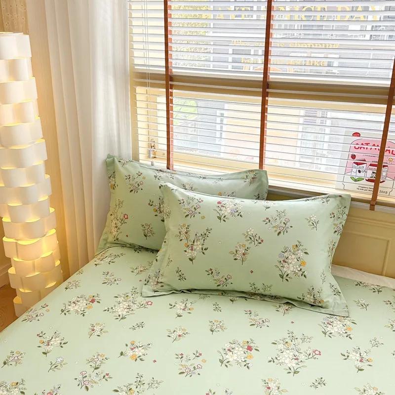 100%Cotton Pillowcases Pair Pack Cotton Pillowcases for Home Use 48x74cm Pillow Case Skin-friendly Comfortable 2pcs pillowcases