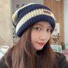 Knit Beanie Hat Women Men Elastic Winter Warm Brimless Hat Outdoor Coldproof Skullcap Bonnet