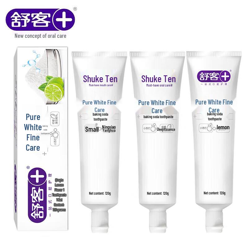 

Shuke Baking Soda Whitening Toothpaste 3-Pack