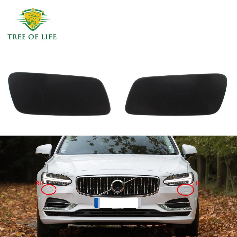 Für Volvo S90 V90 2017 2018 Stoßstange vorne Scheinwerfer Leuchte Waschanlage Sprühreinigung Aktuator Abdeckung Kappe 39839830 39839842 31383231
