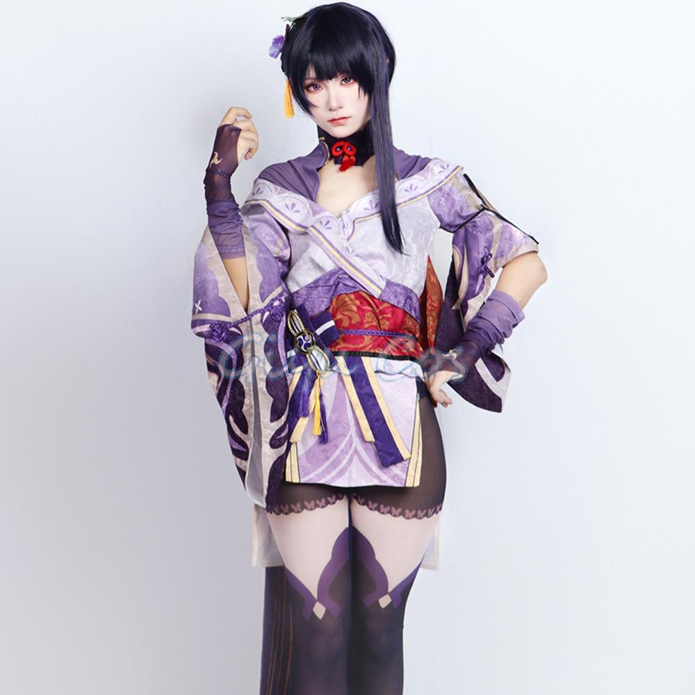 Beelzebul Raiden Shogun Cosplay Costume Genshin Impact Adult Carnival Uniform Anime Halloween Party Masquerade Women Game