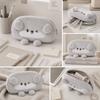 Otter Shape Pen Bag Plush Stationery Bag Portable Pencil Case  School Supplies
