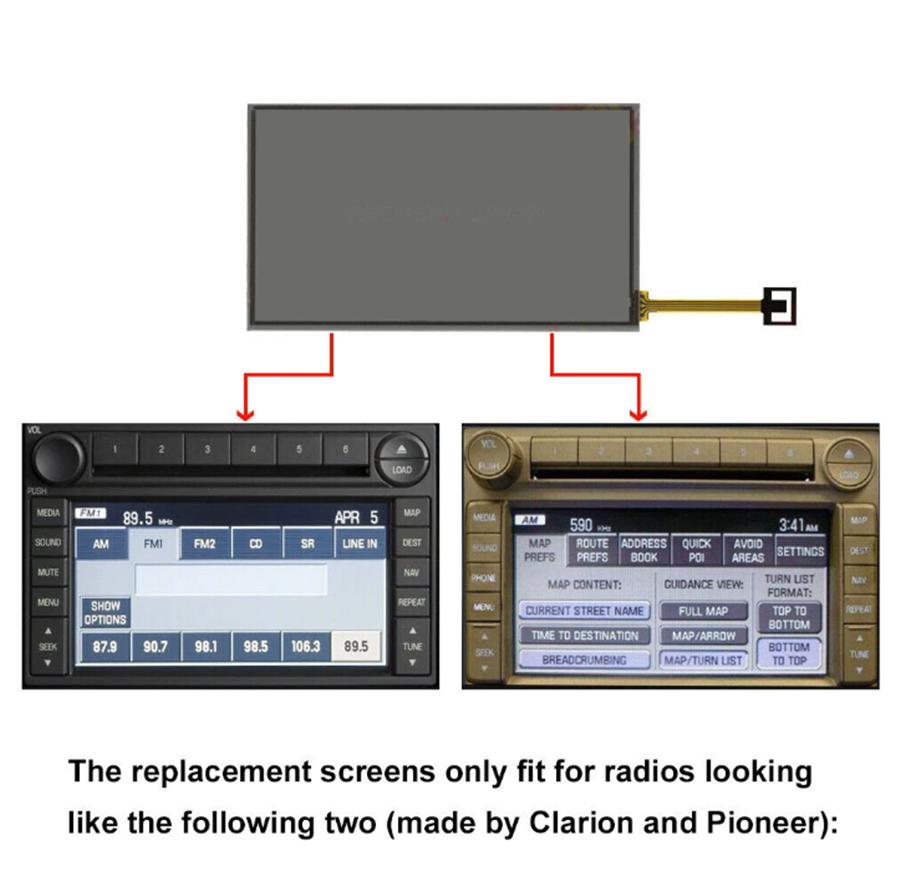 Touch Screen for Ford F150 Fusion Mustang Explorer Sync-1 6.5" Navigation Radio