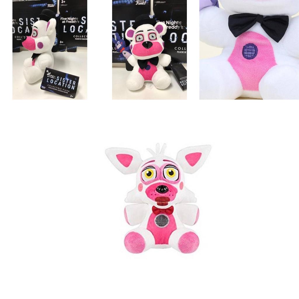 Fun And Educational Fnaf Five Nights At Freddy's Sister Location Plush Funtime Freddy With Bon Bon
