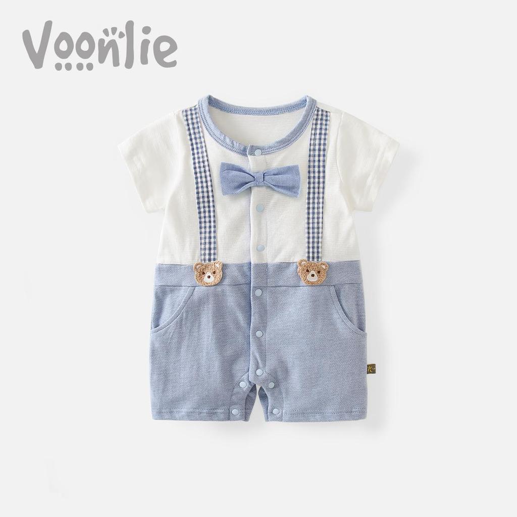Summer Baby Romper: Lightweight Cotton Onesie for Newborns