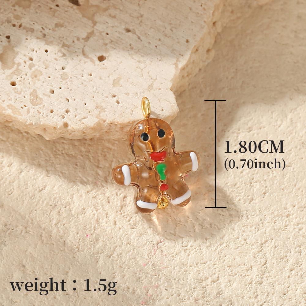 Colorful Ceramic Palm Eye Heart Snowman DIY Jewelry Accessories
