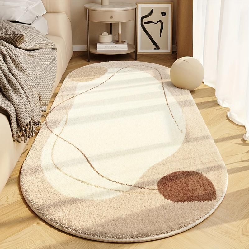 

Коврик с низким ворсом, моющийся - Современный абстрактный дизайн, нескользящий, прямоугольный коврик для спальни, гостиной, прихожей, офиса, прачечной и крыльца, ковры для гостиной 160cm*60cm