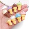 DIY Resin Summer Ice Cream Charms - 8 Colors, 15x28mm - for Bracelets, Necklaces, Keychains, Small Pendants