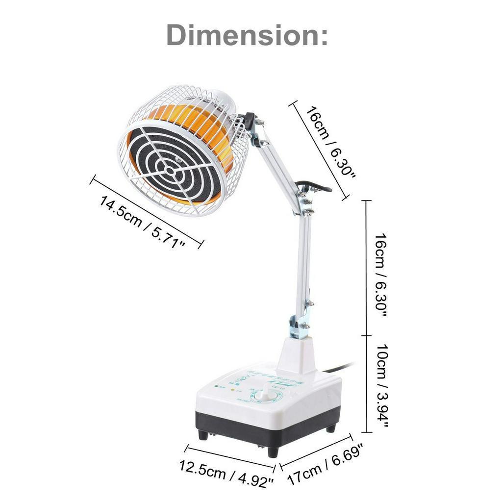 250W 220V 50Hz Pain Relief Heating Device Acupuncture Therapy Health Care Desktop TDP Lamp