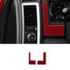 2x Red Carbon Fiber Car Driver Speedometer Side Sticker For Dodge RAM 1500 09 10