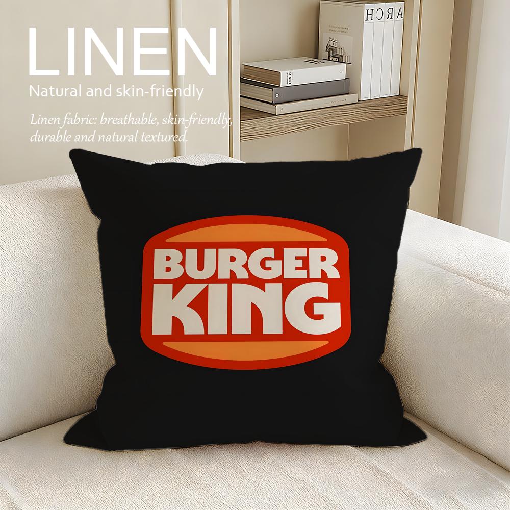 Marke Burger King Kissenbezug Kissenbezug Set Stk x x Atmungsaktiv Waschbar Sofakissenbezug