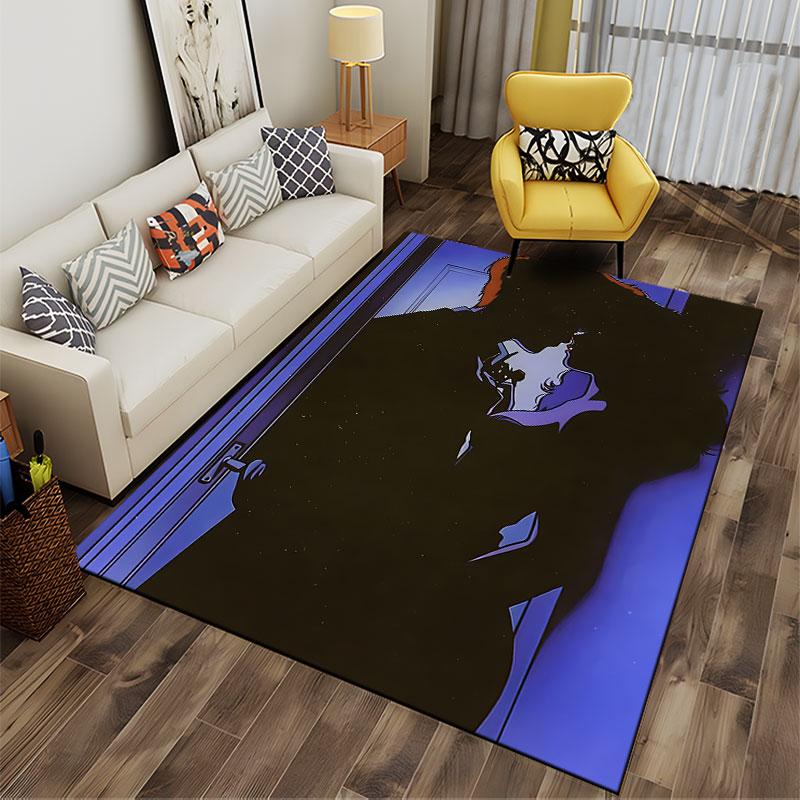 Silhouette Romance Art Carpet suitable as a non-slip mat for the living room or bedroom sofa