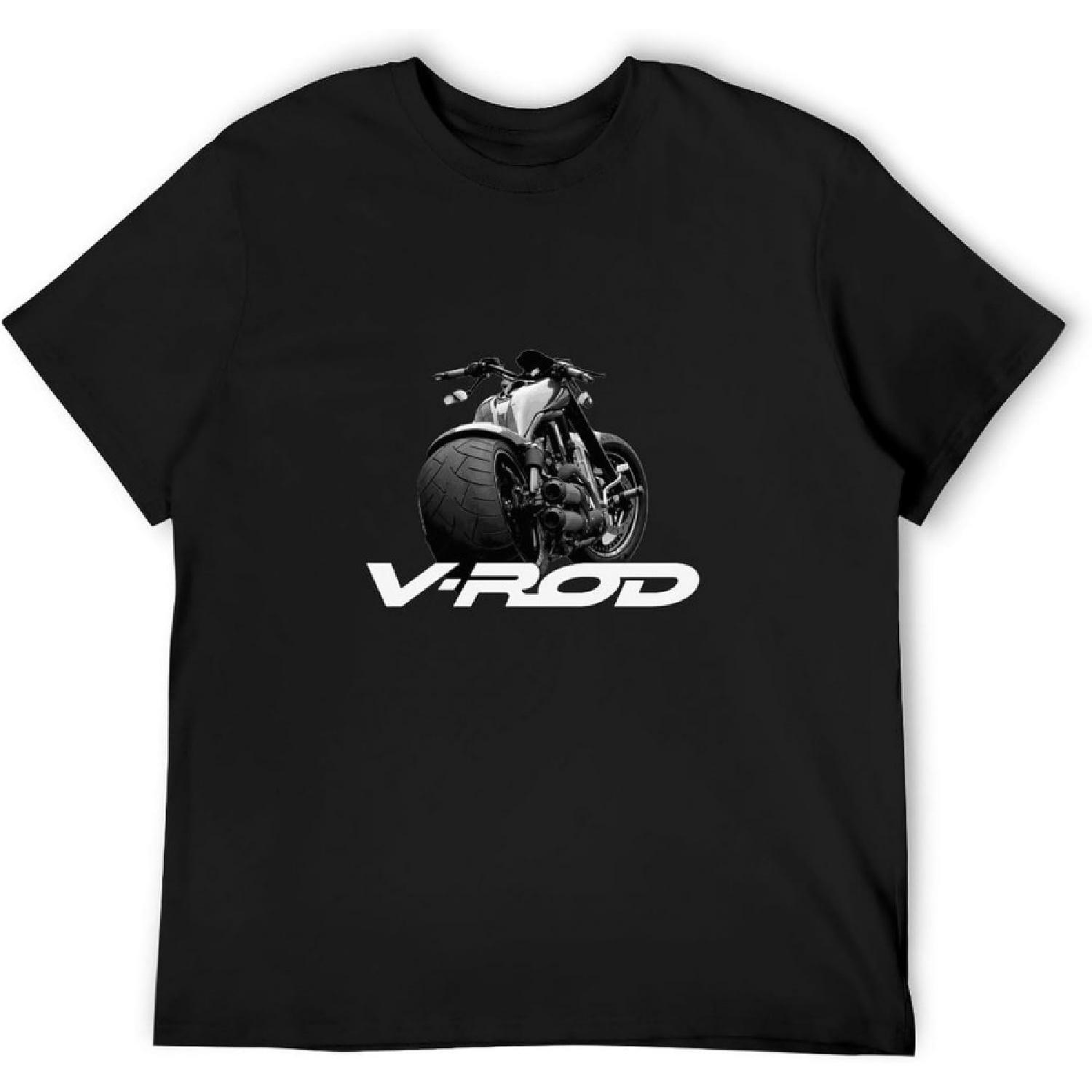 Тимсон С Мужские Мужские Футболки V-Rod Мужские Женские Футболки Мужские Женские Футболки Черные S