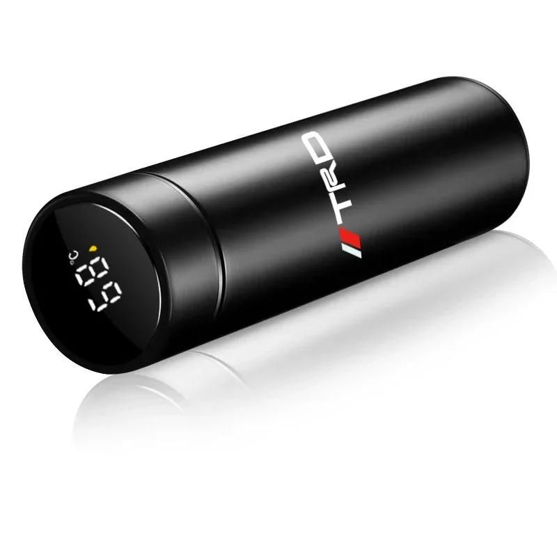 

500 мл Умная термокружка Фильтр Кофе Питьевая Фляга Дисплей Температуры Аксессуары Для TRD Toyota Corolla Rav4 Auris Camry Yaris