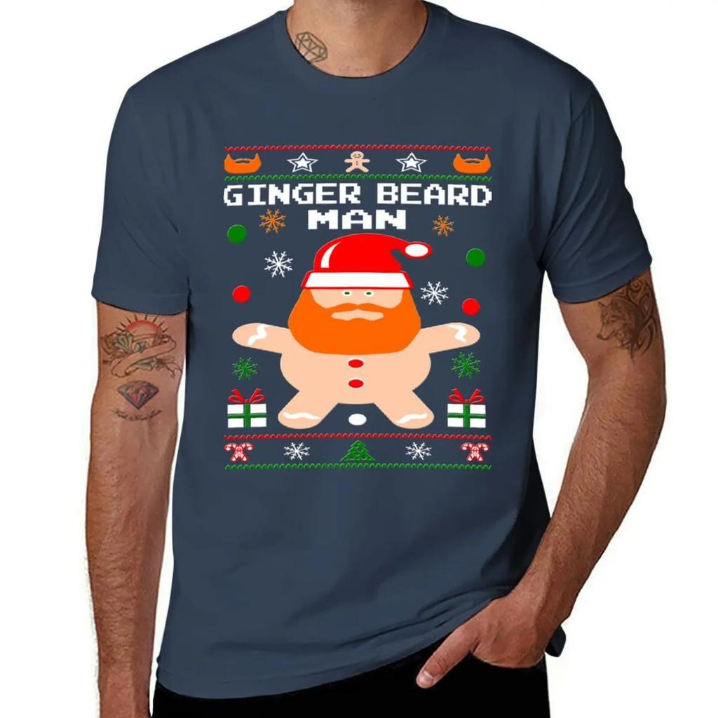 Ginger T Cotton Plain Shirt Shirt Tshirt Christmas Graphic For Package Unisex Plain T Black Unisex Tshirt Beard Unisex