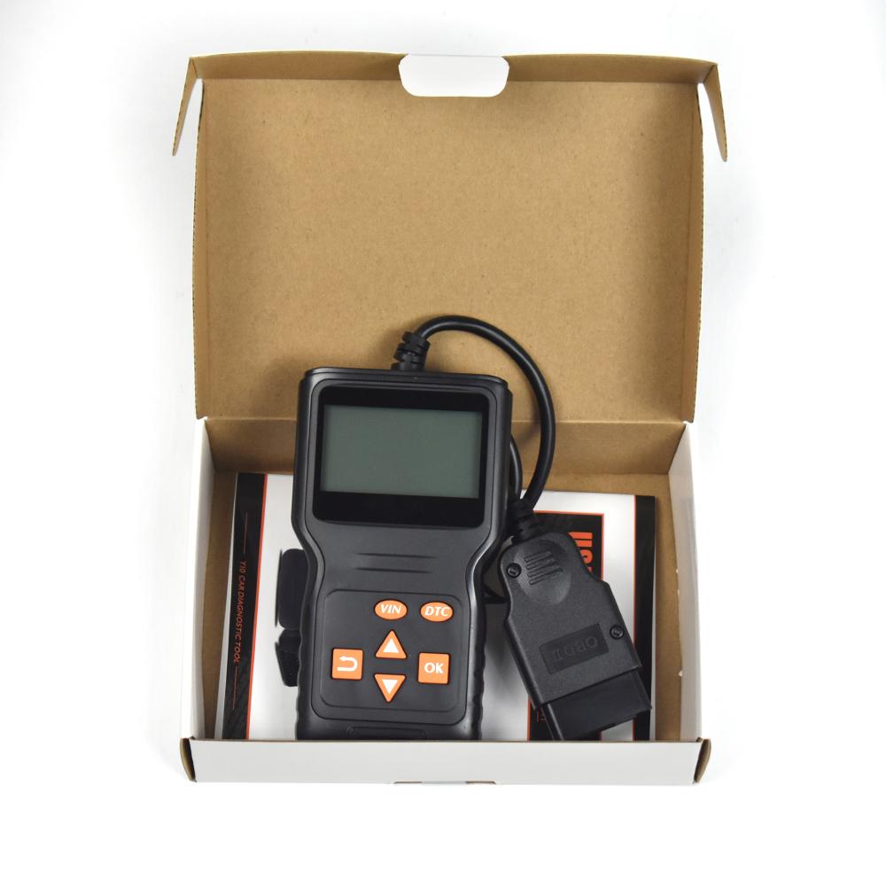 Xtruck Y10 OBD2 Scanner and Car Diagnostic Tool with Read/Erase Fault Codes I/M Readiness Monitor and Misfire Monitor