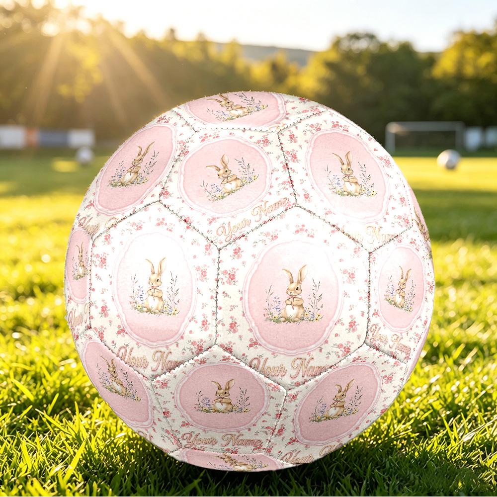 Custom Name Text Size 5 Football,Peter Rabbit Standard Training Soccer Ball