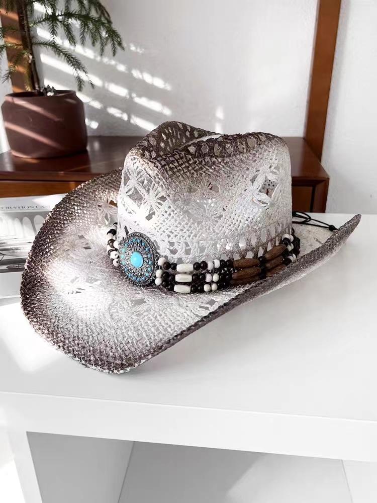 

Розовая ковбойская шляпа в стиле вестерн, летняя солнцезащитная шляпа, соломенная шляпа для мужчин и женщин, ковбойская шляпа, сомбреро, хомбре M55-58cm
