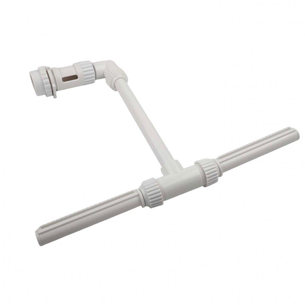 Outdoor Pool Fountain Sprinkler to Lower Water Temperature Effectively