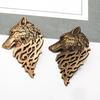 Vintage Women Men Wolf Lapel Brooch Pin Collar Jewelry Shirt Jeans Jacket Badge