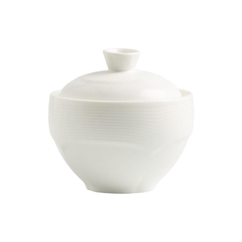 Eintopf-Tasse, High-End Hotelgeschirr, Restaurant-Spezialität Wasserdicht Vogelnester, Suppenflügelbecher mit Deckel, Chinesische Gedämpfte Eierschale für eine Person