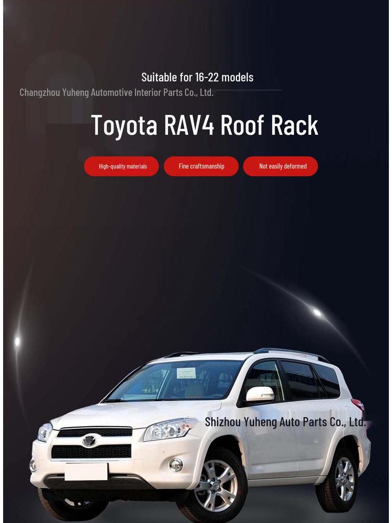 Σχάρα Οροφής από Κράμα Αλουμινίου για Toyota RAV4 2016-2022